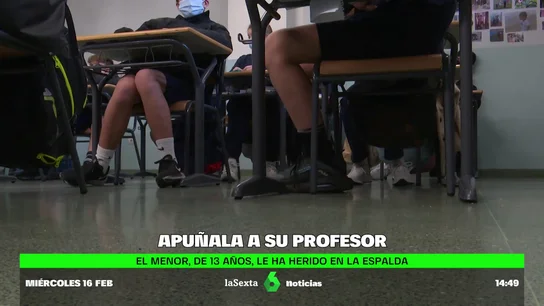 Un alumno de 13 años apuñala a un profesor en un colegio de Murcia Sucesos