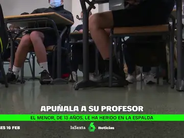 Un alumno de 13 años apuñala a un profesor en un colegio de Murcia