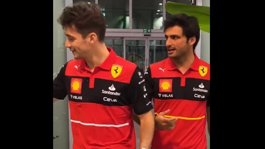 Leclerc y Sainz Leclerc y Sainz