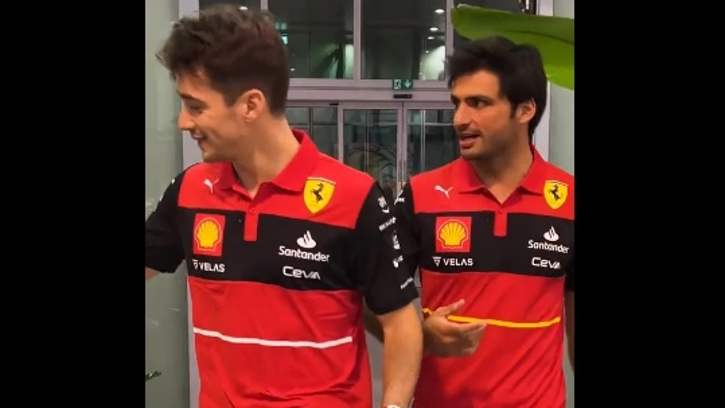 Leclerc y Sainz Leclerc y Sainz