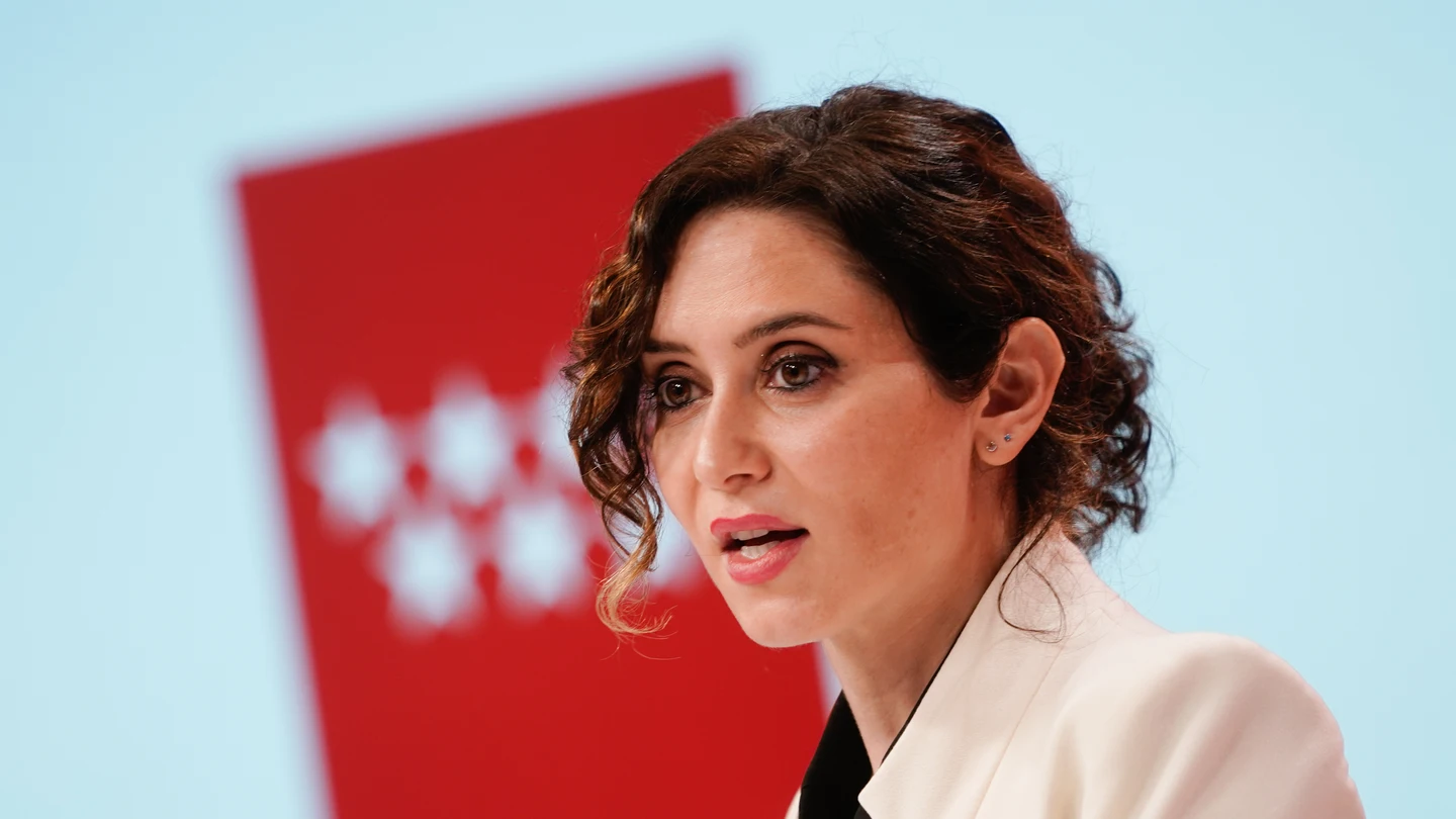Presidenta de la Comunidad de Madrid, Isabel Díaz Ayuso, en su comparecencia desde la Real Casa de Correos Presidenta de la Comunidad de Madrid, Isabel Díaz Ayuso, en su comparecencia desde la Real Casa de Correos