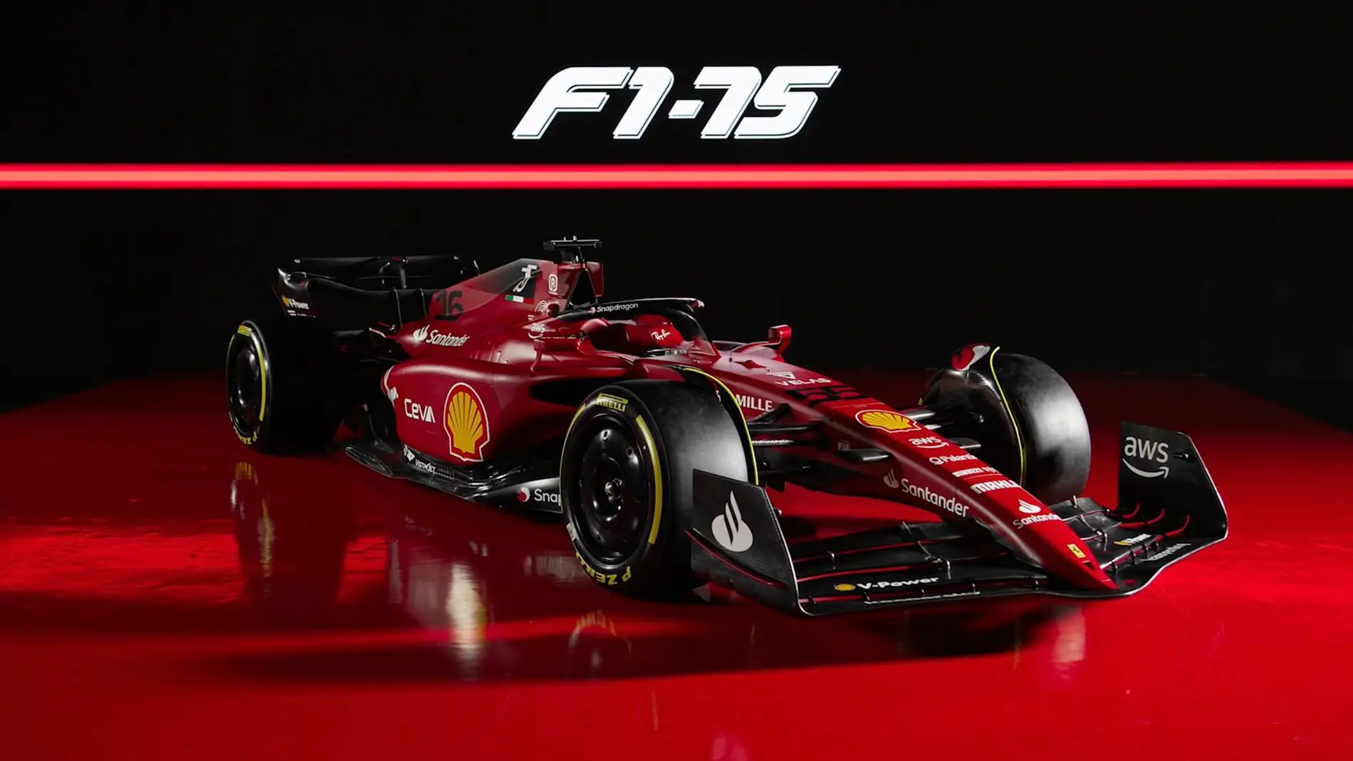 Presentado el F1-75 de Ferrari