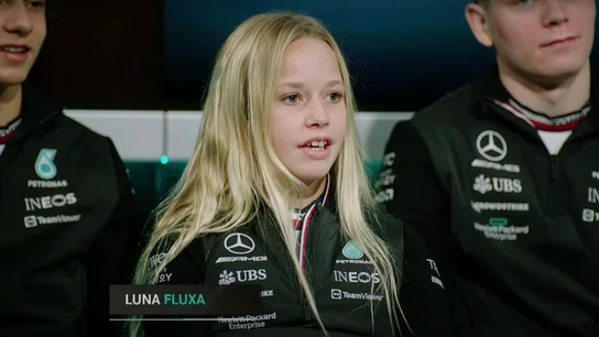 Luna Fluxá, piloto de Mercedes Luna Fluxá, piloto de Mercedes