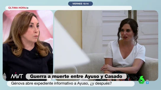 "Pablo Casado llama corrupta a Isabel Díaz Ayuso delante de todos los españoles": el análisis de Angélica Rubio "Pablo Casado llama corrupta a Isabel Díaz Ayuso delante de todos los españoles": el análisis de Angélica Rubio