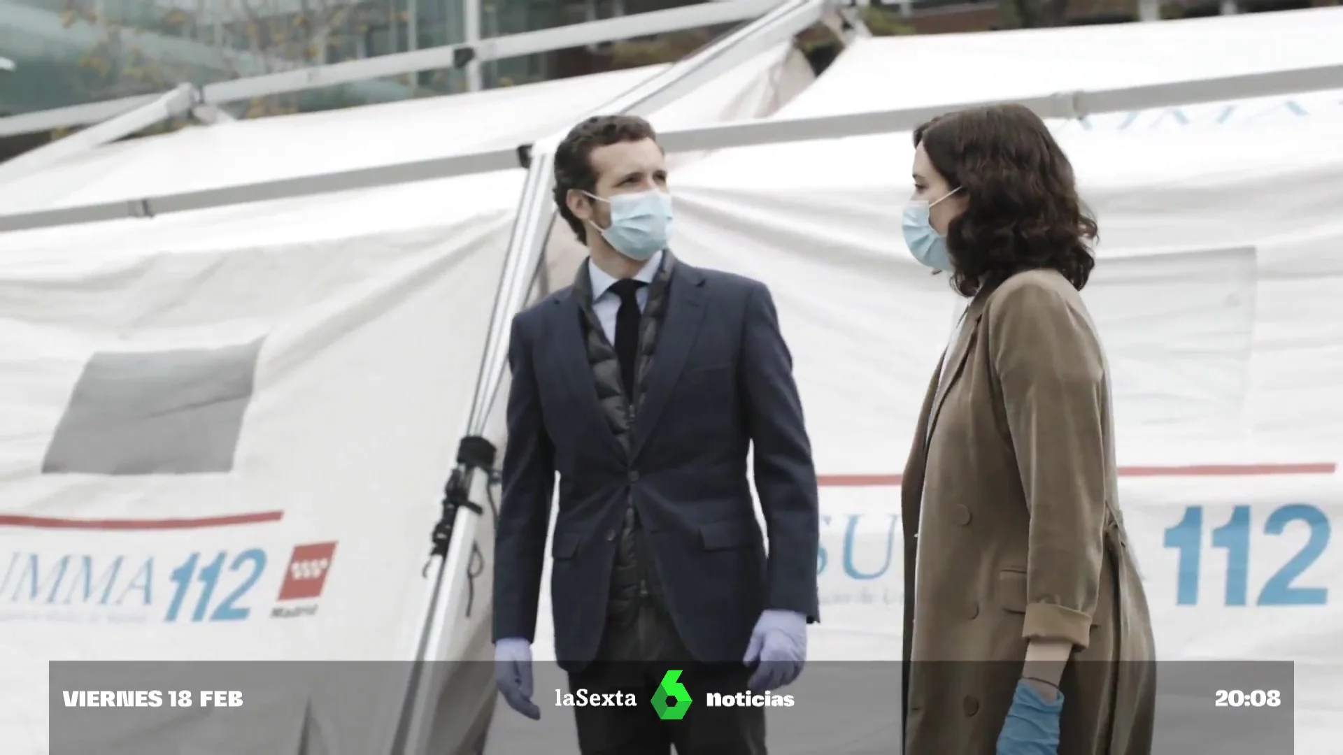 Pablo Casado e Isabel Díaz Ayuso, en una imagen de archivo