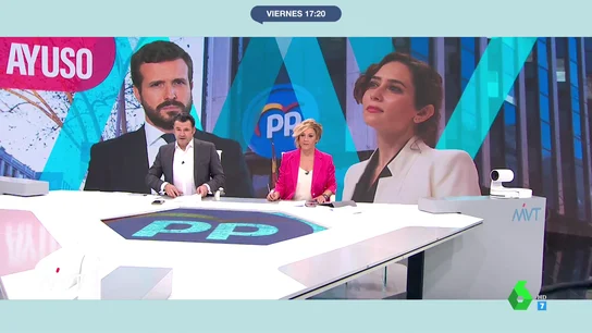 Cristina Pardo define con dos claras palabras la batalla de Isabel Díaz Ayuso y Pablo Casado Cristina Pardo define con dos claras palabras la batalla de Isabel Díaz Ayuso y Pablo Casado