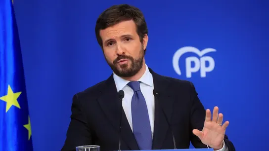 El presidente del PP, Pablo Casado. El presidente del PP, Pablo Casado.