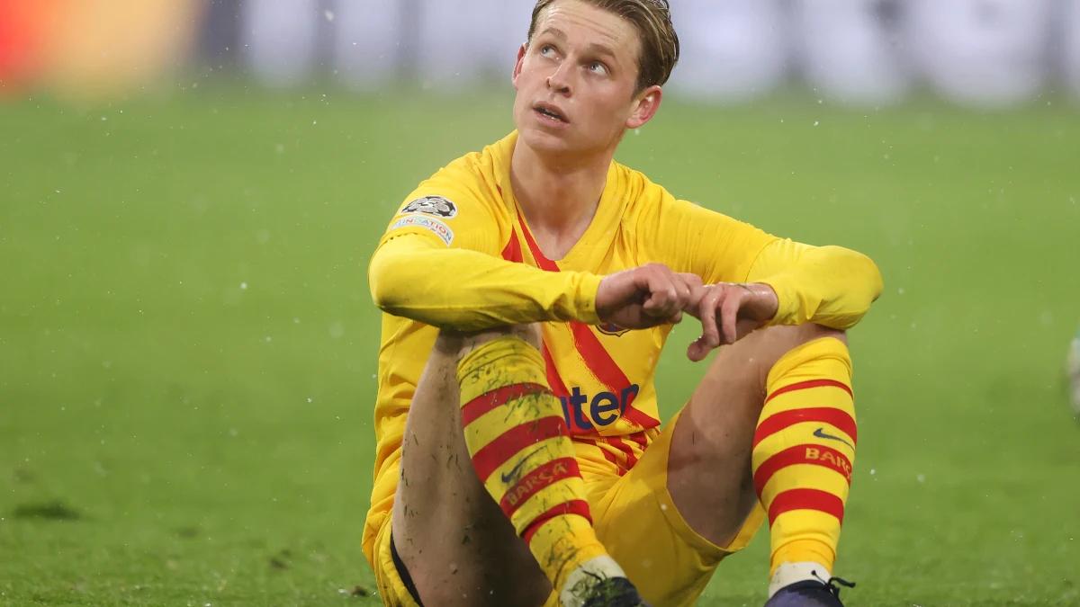 Frenkie de Jong, en el césped