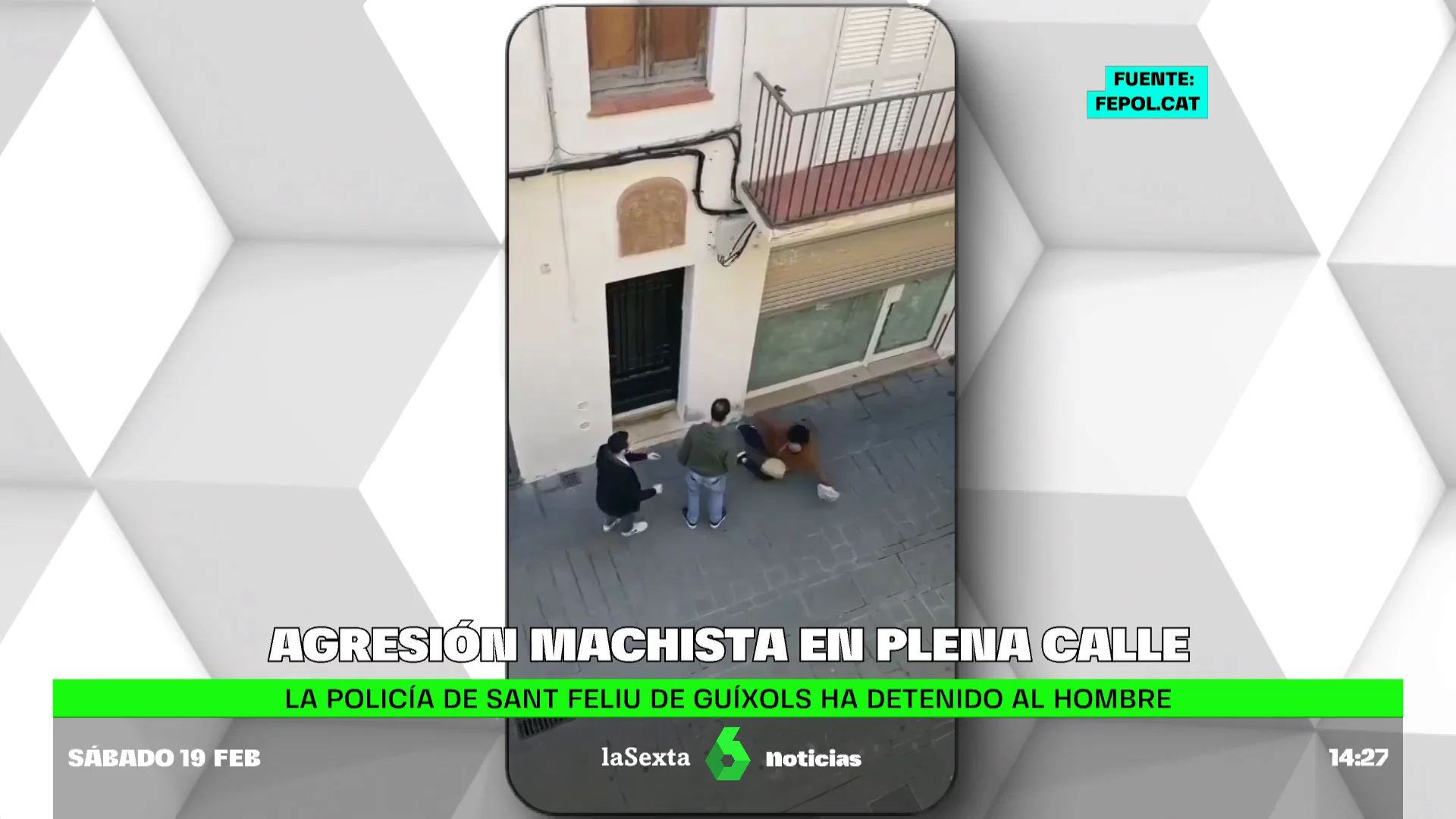 AGRESIÓN MUJER EN LA CALLE