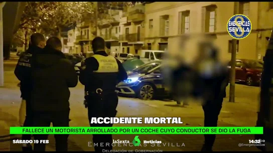 Muere un motorista tras colisionar con un turismo que se dio a la fuga en Sevilla Muere un motorista tras colisionar con un turismo que se dio a la fuga en Sevilla