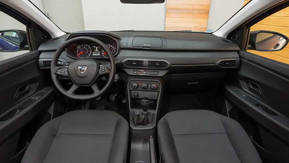 Interior del Dacia Sandero