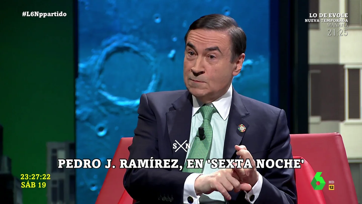 Pedro J. Ramírez en laSexta Noche Pedro J. Ramírez en laSexta Noche