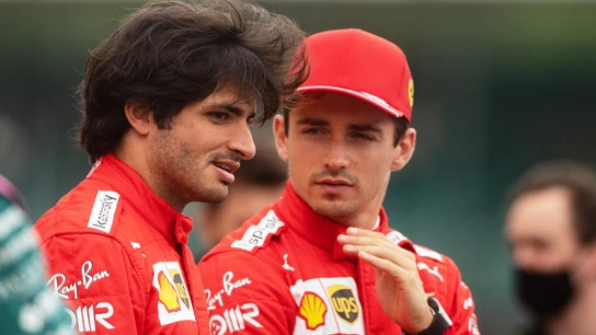 Sainz, con Leclerc Sainz, con Leclerc