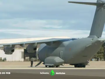 Avión fletado por el Ejército del Aire