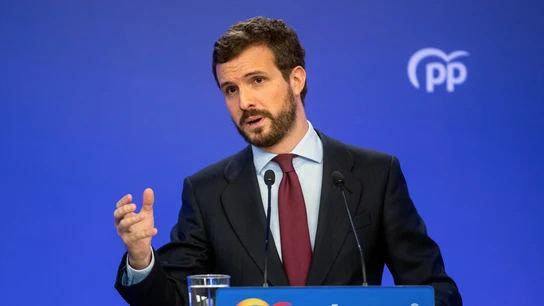 El líder del PP, Pablo Casado, en una imagen de archivo El líder del PP, Pablo Casado, en una imagen de archivo