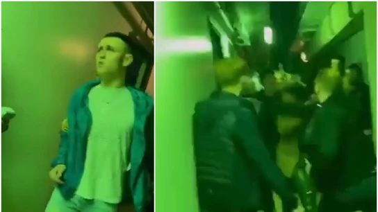 La madre de Foden, agredida La madre de Foden, agredida