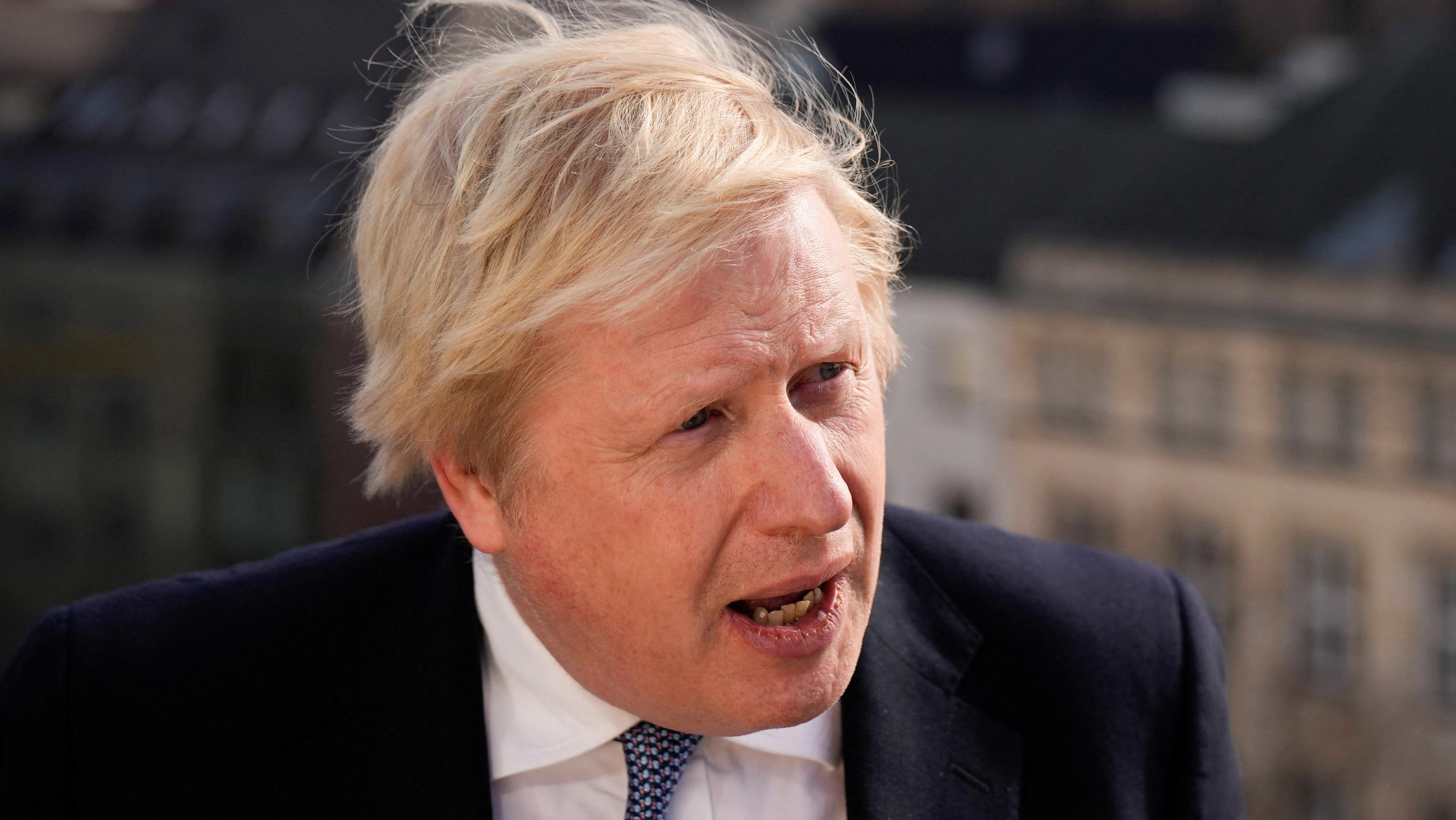 Boris Johnson, en Múnich