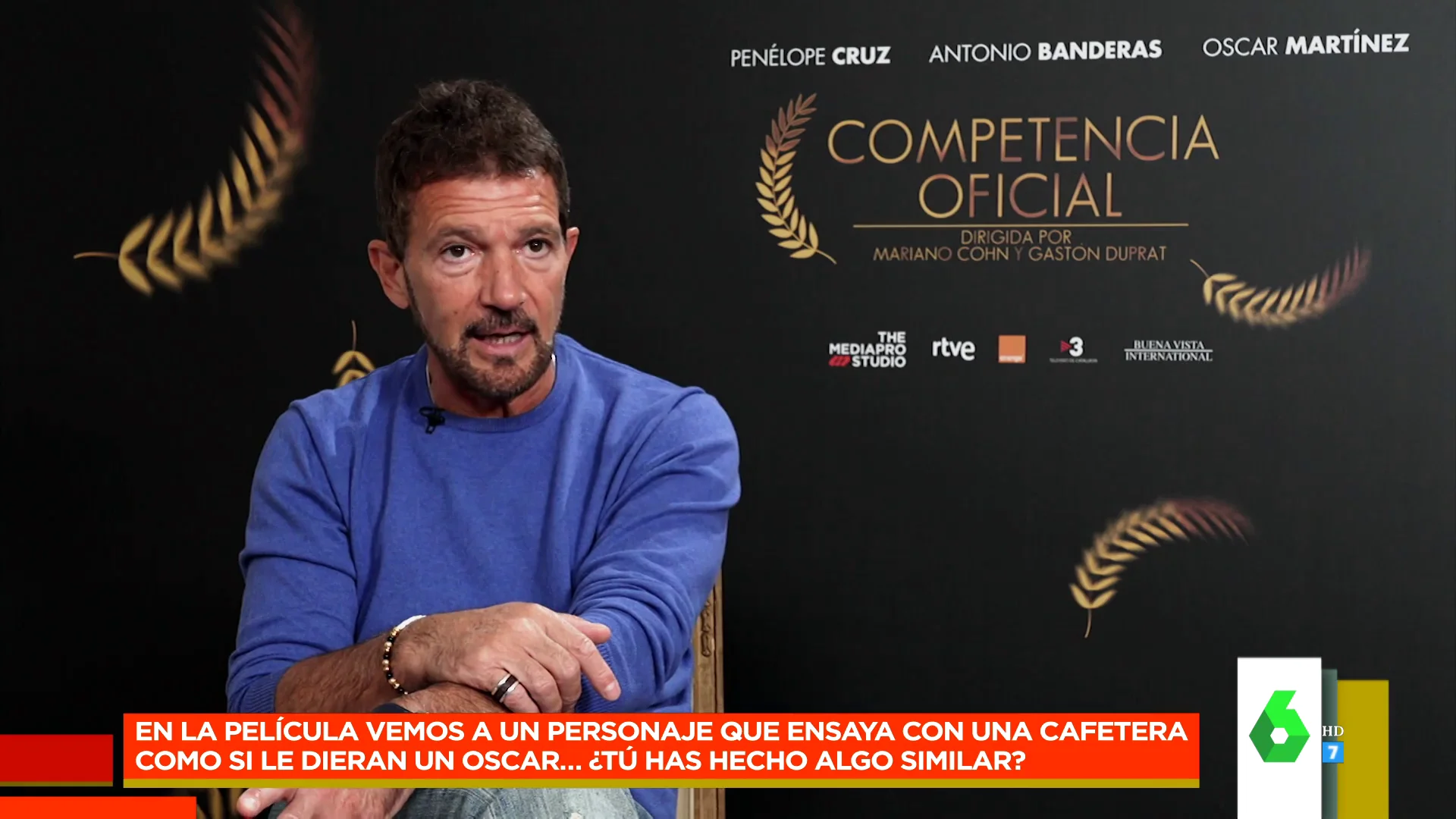 Antonio Banderas se sincera en Zapeando sobre cómo lleva la fama: "Hay criticas que te resbalan"