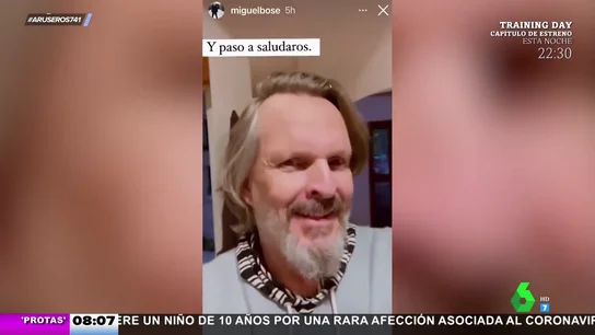 Miguel Bosé reaparece Miguel Bosé reaparece