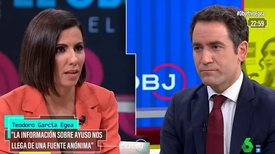 Ana Pastor entrevista a Teodoro García Egea en El Objetivo Ana Pastor entrevista a Teodoro García Egea en El Objetivo