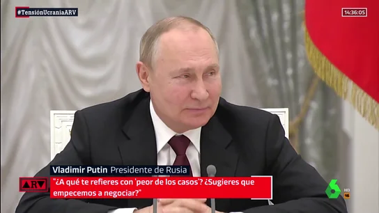 Putin deja en evidencia a su director de inteligencia exterior: "Habla claro" Putin deja en evidencia a su director de inteligencia exterior: "Habla claro"