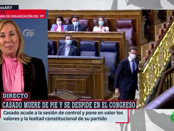 Ana Beltrán, la última fiel de Pablo Casado: "Está tranquilo, dándonos una lección de madurez y responsabilidad"