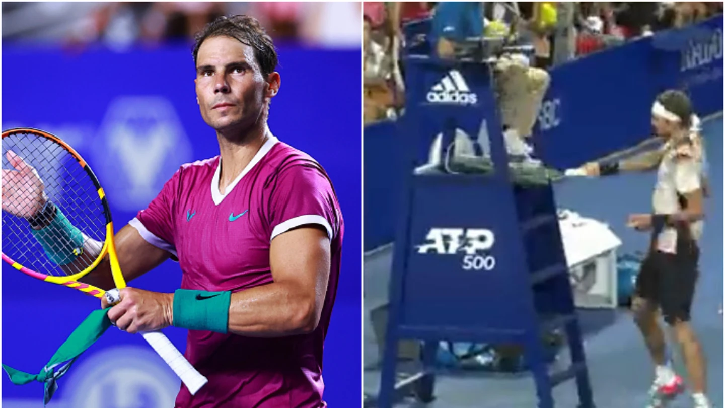 Rafa Nadal y Alexander Zverev Rafa Nadal y Alexander Zverev