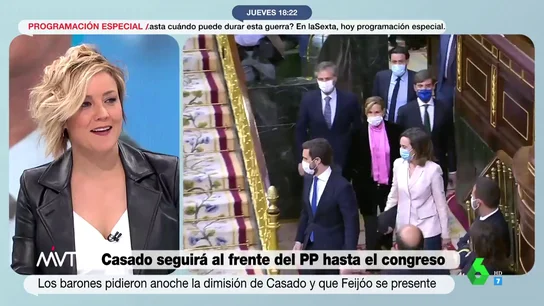 La reflexión de Antonio Maestre sobre la crisis del PP que sorprende a Cristina Pardo: "¿No te estarás cayendo del guindo ahora?" La reflexión de Antonio Maestre sobre la crisis del PP que sorprende a Cristina Pardo: "¿No te estarás cayendo del guindo ahora?"
