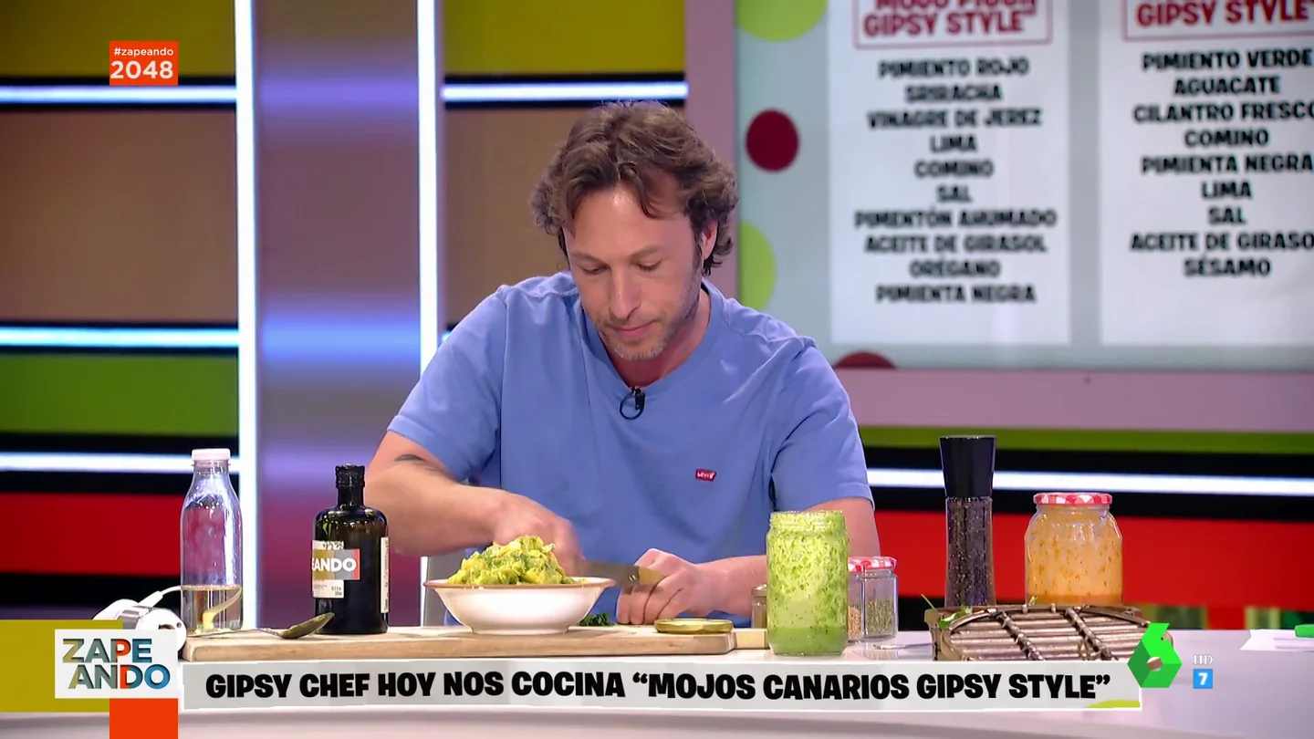 La receta de Gipsy Chef para su particular mojo canario: así puedes tener las dos ricas salsas con patatas en menos de 5 minutos La receta de Gipsy Chef para su particular mojo canario: así puedes tener las dos ricas salsas con patatas en menos de 5 minutos