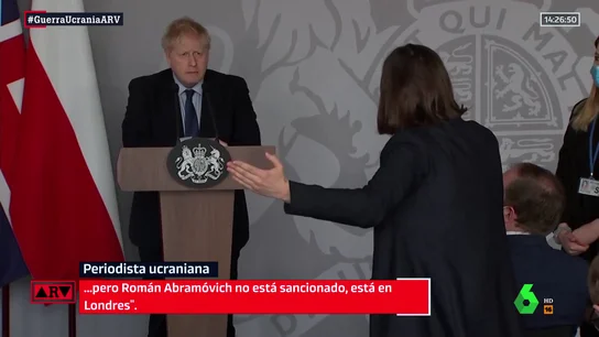 La dura reprimenda de una periodista ucraniana a Boris Johnson: "La OTAN tiene miedo a una III Guerra Mundial, pero ya ha comenzado" La dura reprimenda de una periodista ucraniana a Boris Johnson: "La OTAN tiene miedo a una III Guerra Mundial, pero ya ha comenzado"
