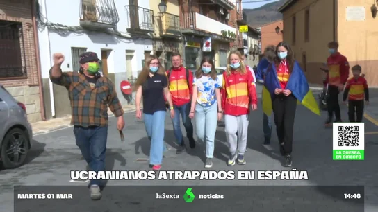 Ucranianos atrapados en España Ucranianos atrapados en España