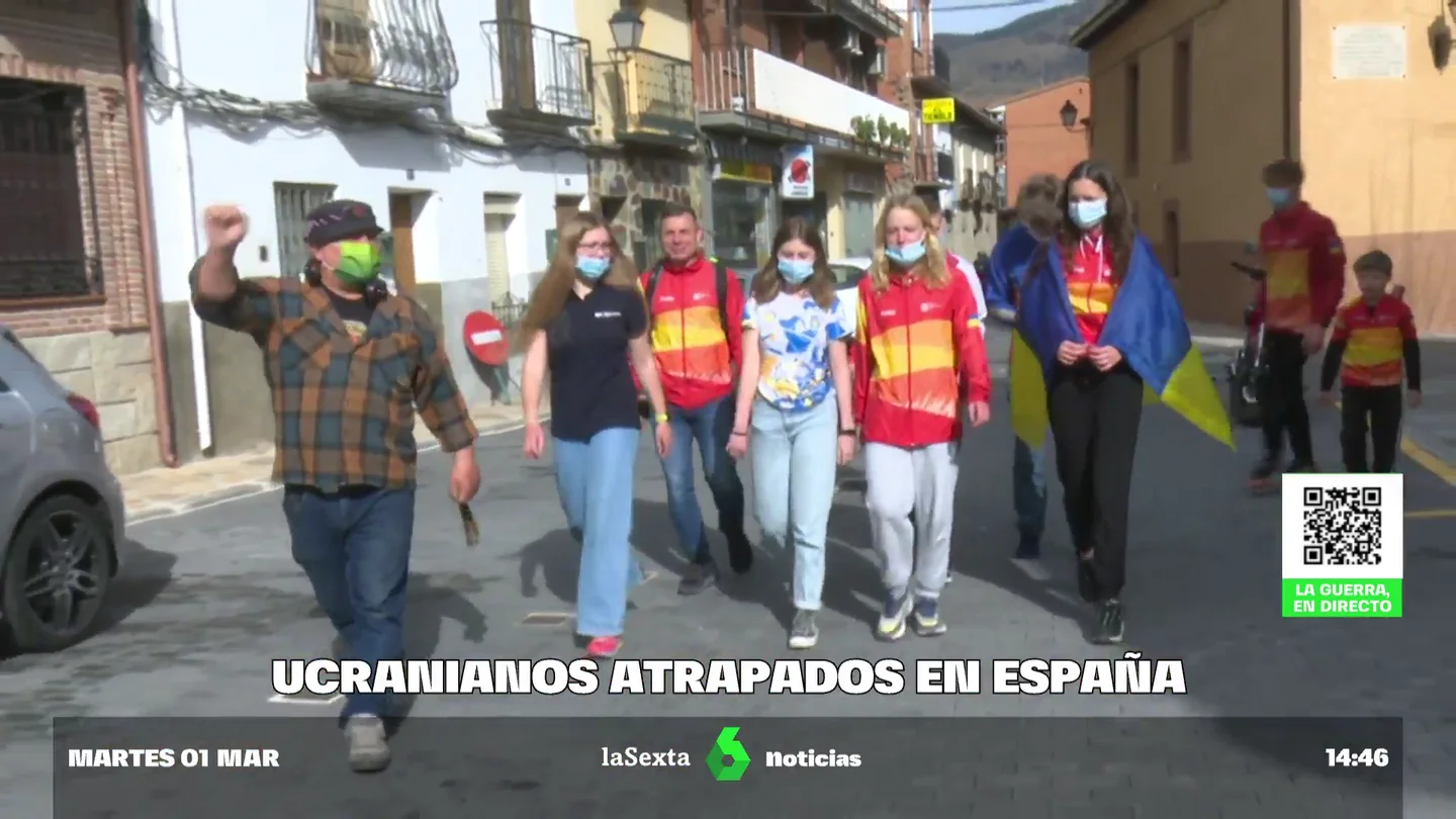 Ucranianos atrapados en España Ucranianos atrapados en España