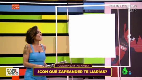 Lorena Castell confiesa con quién de Zapeando se liaría si no tuviera pareja: "Me daría un piponazo, tiene un culo estupendo" Lorena Castell confiesa con quién de Zapeando se liaría si no tuviera pareja: "Me daría un piponazo, tiene un culo estupendo"