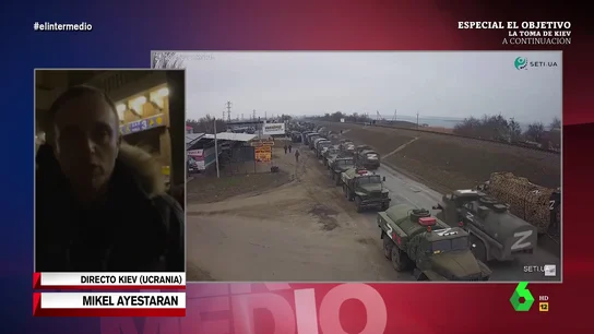 Mikel Ayestaran, refugiado en una estación de tren ante un posible ataque a Kiev: "Dicen que van a atacar objetivos de la seguridad" Mikel Ayestaran, refugiado en una estación de tren ante un posible ataque a Kiev: "Dicen que van a atacar objetivos de la seguridad"