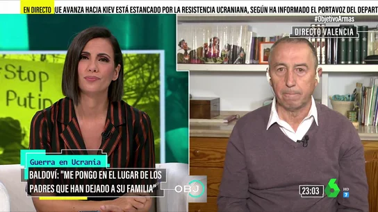 Joan Baldoví, en El Objetivo Joan Baldoví, en El Objetivo