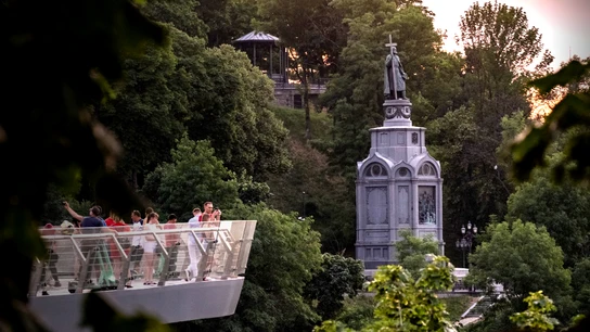 Monumento a Vladimir I en Kiev. Monumento a Vladimir I en Kiev.