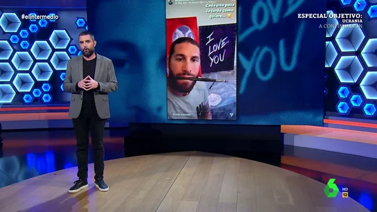 Dani Mateo descubre la faceta artística de Sergio Ramos: "Es un revolucionario de la pintura" Dani Mateo descubre la faceta artística de Sergio Ramos: "Es un revolucionario de la pintura"