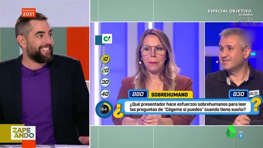 El mal rato de una concursante cuando se le olvida el nombre del presentador El mal rato de una concursante cuando se le olvida el nombre del presentador