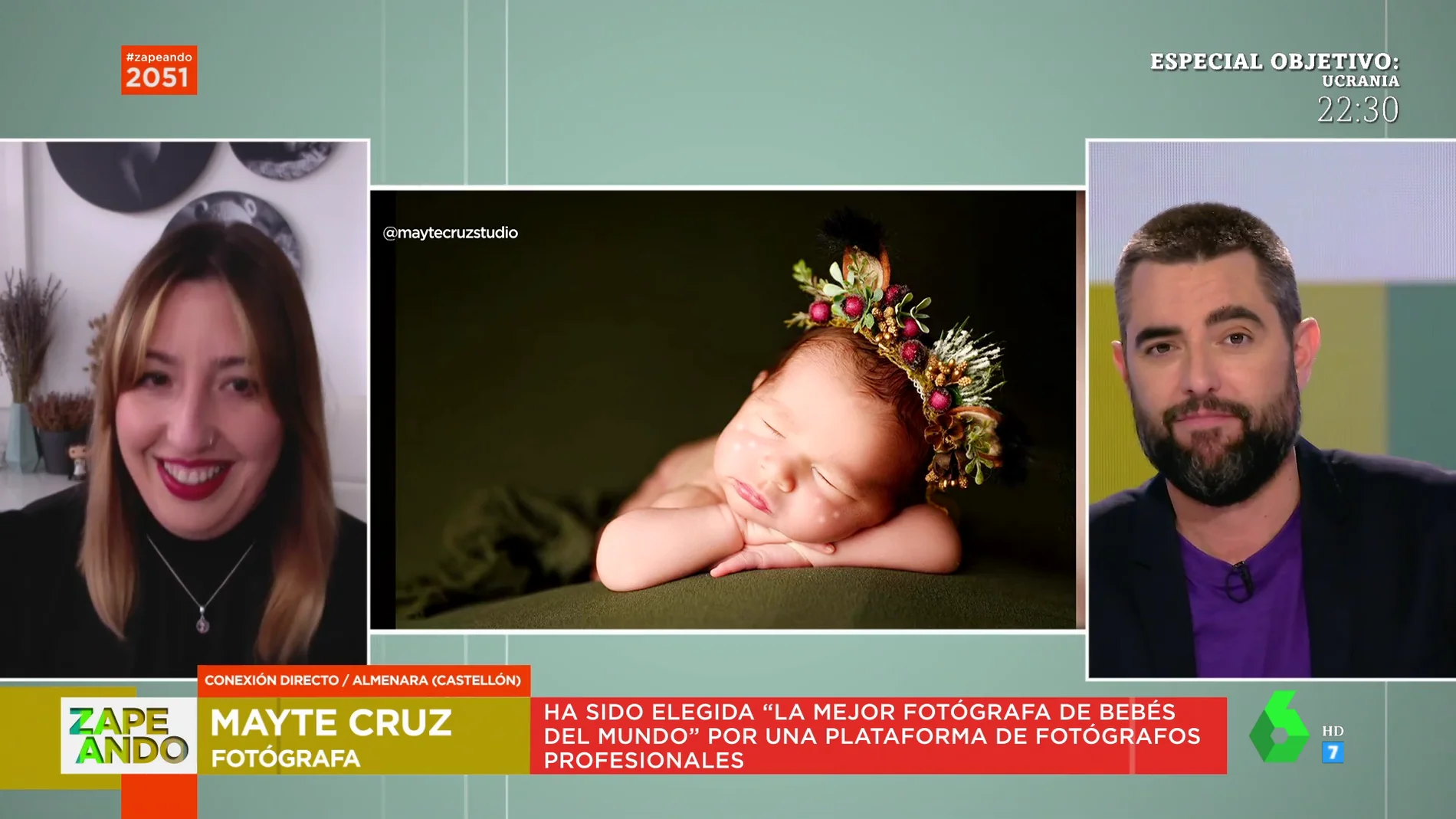 Mayte Cruz explica cómo consigue fotografiar a los bebés recién nacidos