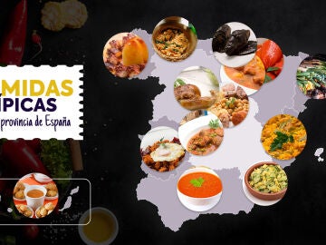 Comidas y platos típicos de cada provincia de España