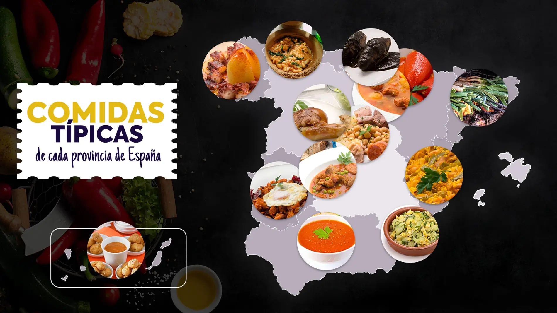 Comidas y platos típicos de cada provincia de España