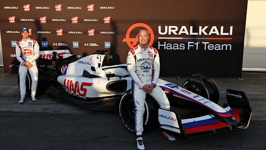 Nikita Mazepin en Haas Nikita Mazepin en Haas