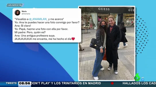 Ana Milán broma padre Ana Milán broma padre