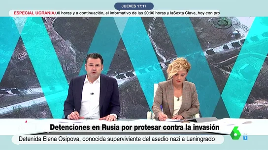 Iñaki López: "Ese es Putin, encarcela niños y manda a adolescentes a hacer la guerra" Iñaki López: "Ese es Putin, encarcela niños y manda a adolescentes a hacer la guerra"