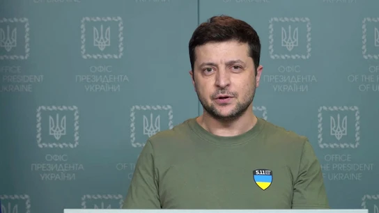 El presidente ucraniano, Volodímir Zelenski El presidente ucraniano, Volodímir Zelenski