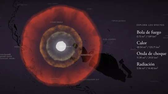 Simulador: comprueba el efecto que una bomba nuclear de Rusia podría tener sobre Ucrania Simulador: comprueba el efecto que una bomba nuclear de Rusia podría tener sobre Ucrania