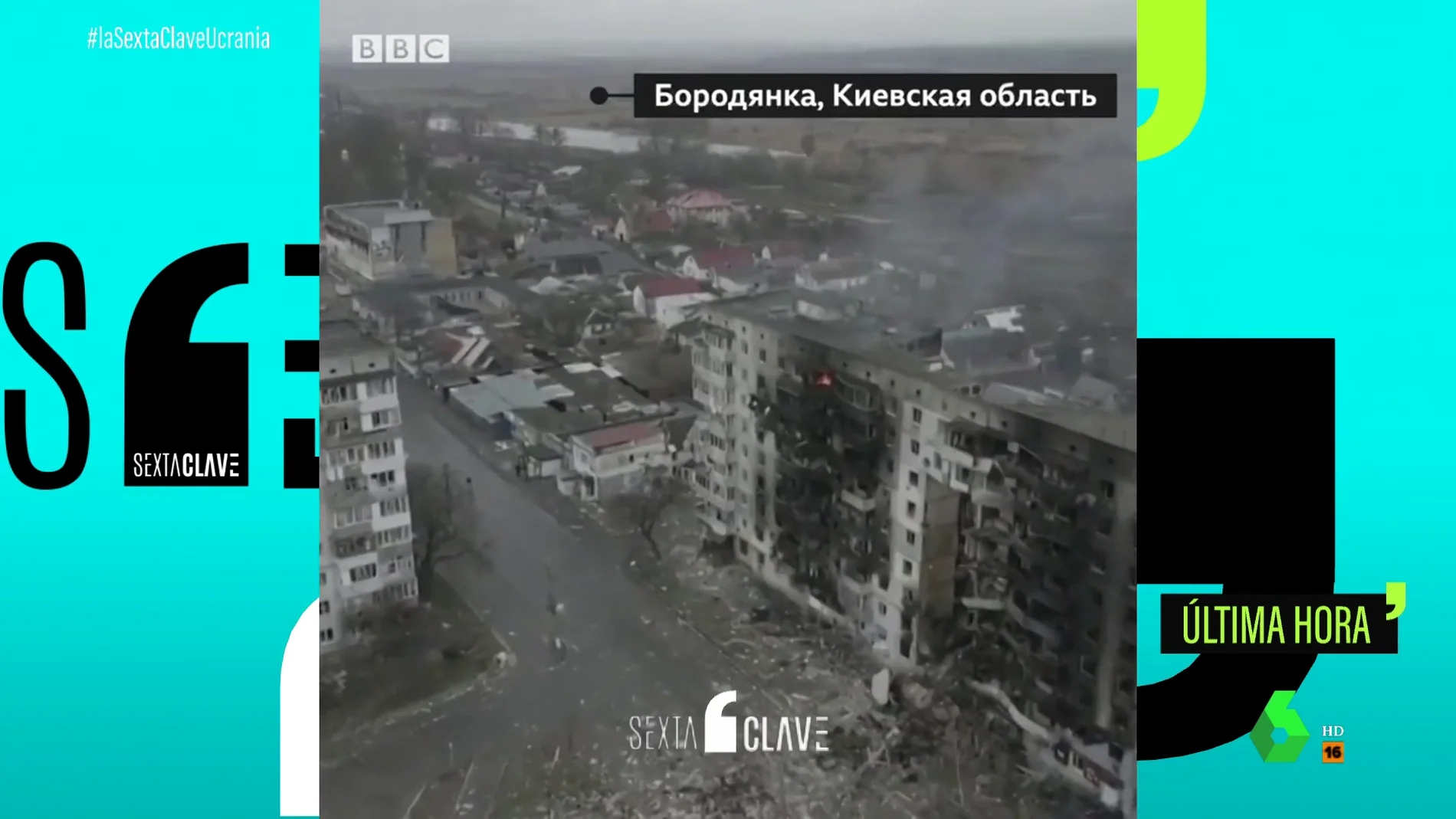 Las estremecedoras imágenes a vista de dron de la devastación en Borodyanka tras los ataques rusos