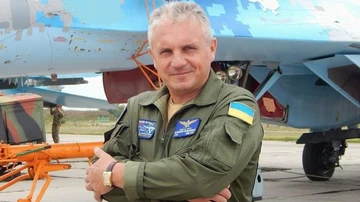 El coronel Oleksandr Oksanchenko, derribado el viernes sobre Kiev