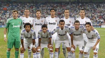 Alineación del Real Madrid en 2011