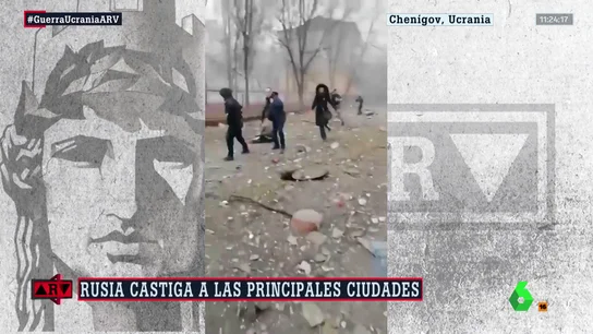 Así suena la guerra en Ucrania: sirenas, explosiones y gritos de dolor por los muertos Así suena la guerra en Ucrania: sirenas, explosiones y gritos de dolor por los muertos